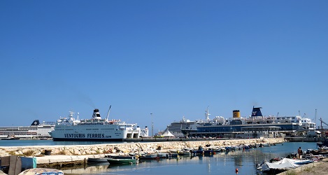 Parcheggio per il porto di Bari